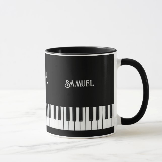 Great Pianist In The Making Personalised Mug (Right)