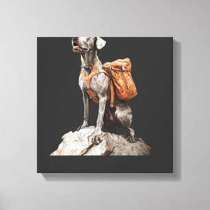 Great Pitbull Dane Canvas Print