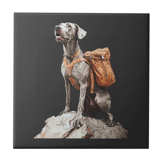 Great Pitbull Dane Tile (Front)