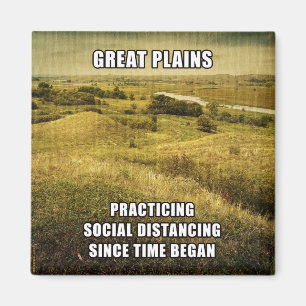 Great Plains Social Distancing Magnet