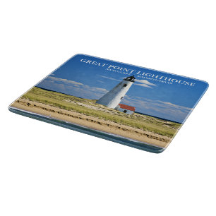 Great Point Lighthouse Nantucket MA Cutting Board