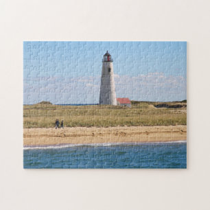 Great Point Lighthouse Nantucket MA Jigsaw Puzzle