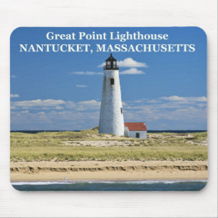 Great Point Lighthouse, Nantucket, MA Mousepad