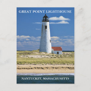 Great Point Lighthouse, Nantucket, MA Postcard