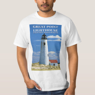 Great Point Lighthouse, Nantucket MA T-Shirt