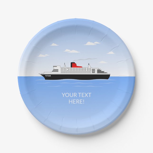 Great Pool Party Paper Plate (Front)