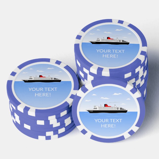 Great Pool Party Poker Chips (Stack)