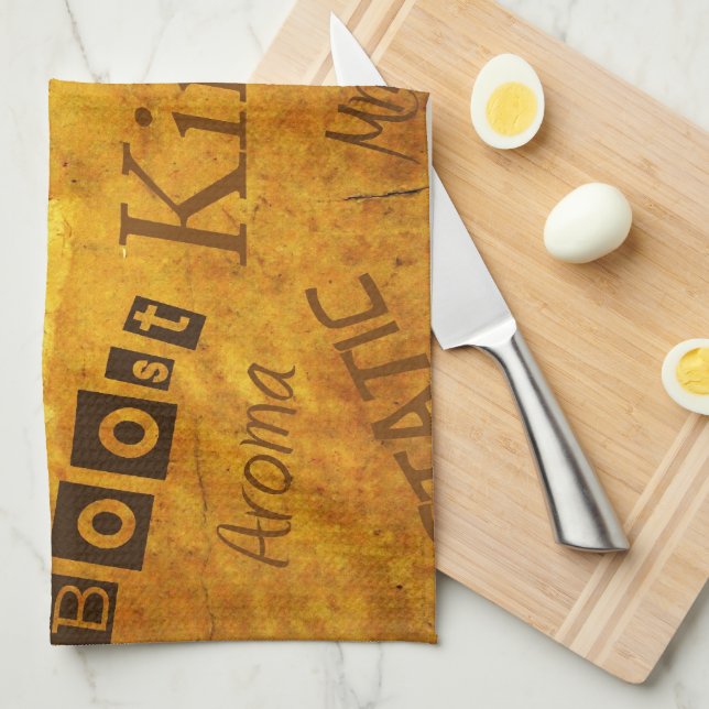 Great Positive Kitchen Towel! Tea Towel (Quarter Fold)