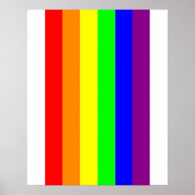 Great Pride Rainbow Fine Art Poster (Front)