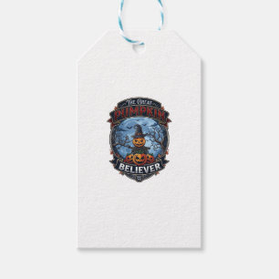 Great Pumpkin Believer Scarecrow Witch Hat Hallowe Gift Tags