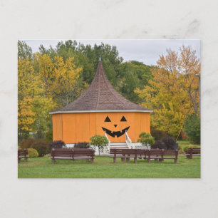 Great Pumpkin Gazebo, Newport, Vermont Postcard