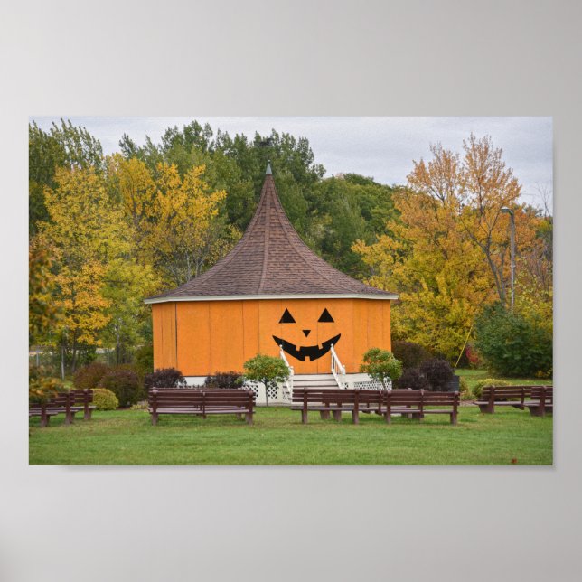 Great Pumpkin Gazebo, Newport, Vermont Poster (Front)