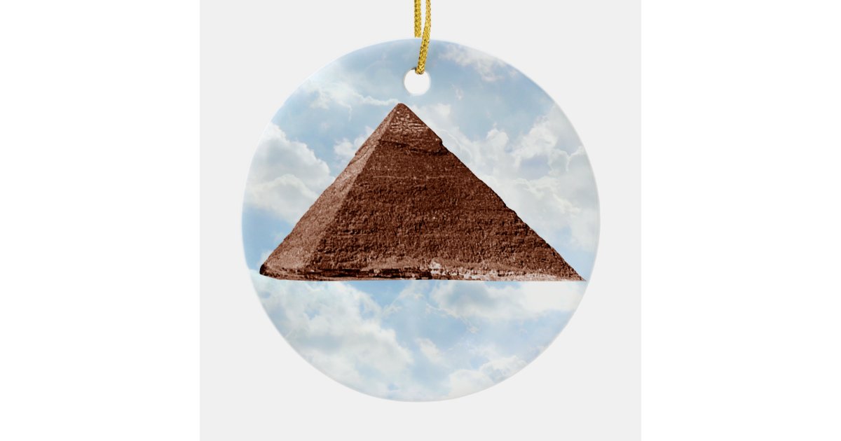 Great Pyramid Multiple Products Christmas Ornament Zazzle.co.uk