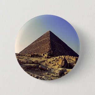 Great Pyramid of Giza Khufu 6 Cm Round Badge
