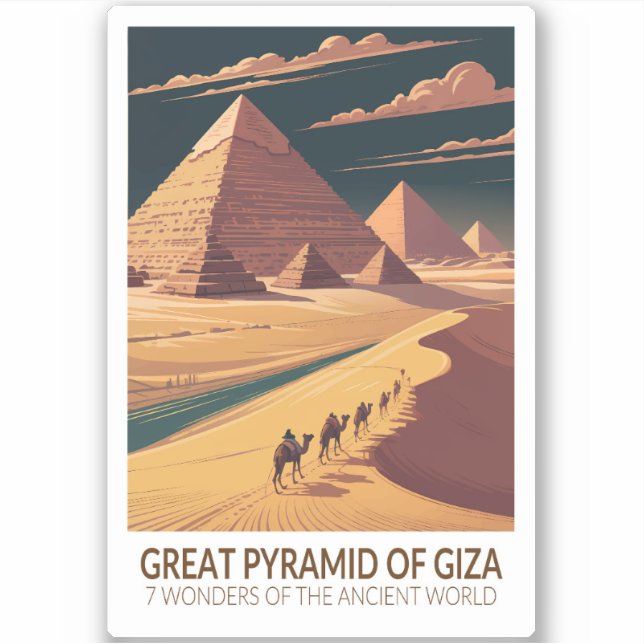 Great Pyramid of Giza Seven Wonders of the World (Front)