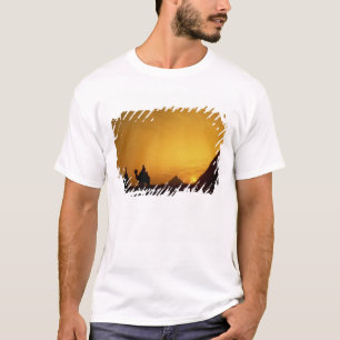 Great Pyramids of Giza, Egypt at sunset T-Shirt