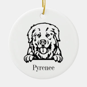 Great Pyrenee dog ornament