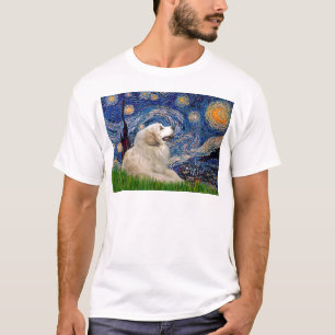 Great Pyrenees 2 - Starry Night T-Shirt