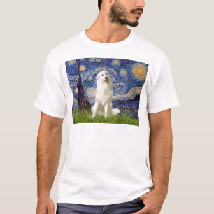 Great Pyrenees 3 - Starry Night T-Shirt