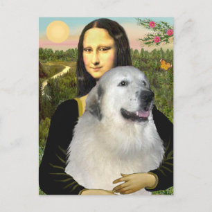 Great Pyrenees 9 - Mona Lisa Postcard