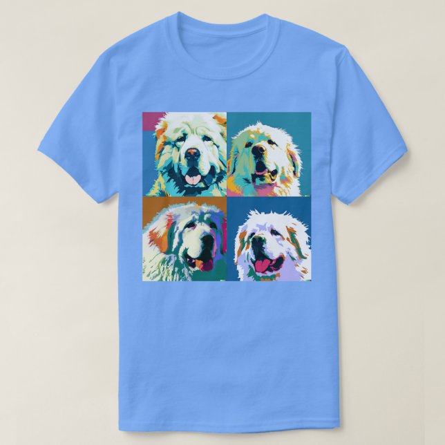 Great Pyrenees Art Dog Lover Gifts 1 T-Shirt (Design Front)