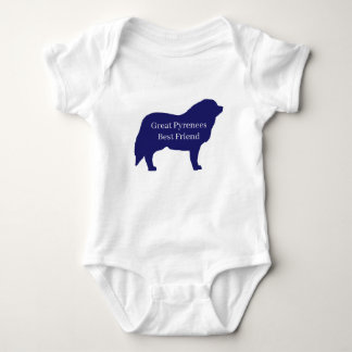 Great Pyrenees Baby bodysuit
