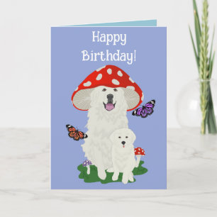 Great Pyrenees Birthday Card