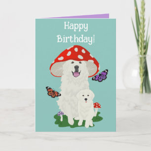 Great Pyrenees Birthday Card