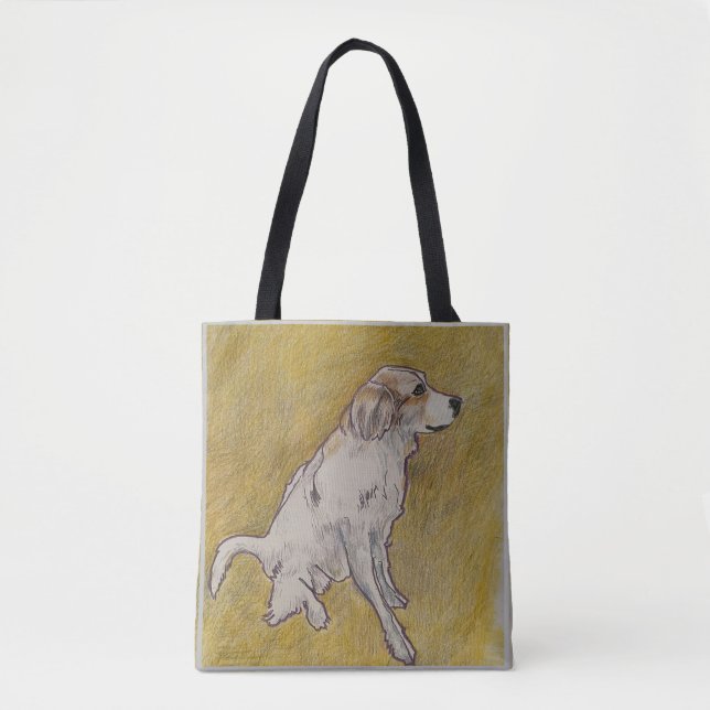 Great Pyrenees Book Bag (Front)