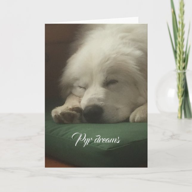Great Pyrenees Card (Front)