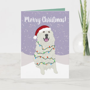 Great Pyrenees Christmas  Card