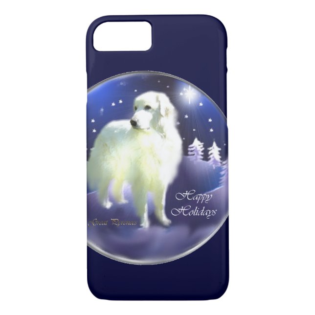 Great Pyrenees Christmas Case-Mate iPhone Case (Back)