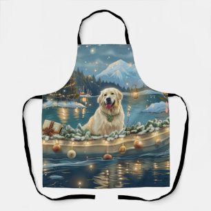 Great Pyrenees Christmas Festive Voyage Apron