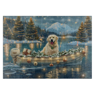 Great Pyrenees Christmas Festive Voyage Cutting Board