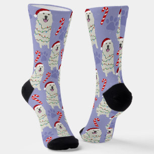 Great Pyrenees Christmas  Socks