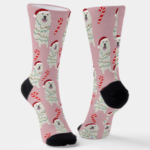 Great Pyrenees Christmas  Socks