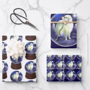 Great Pyrenees Christmas Wrapping Paper Sheet