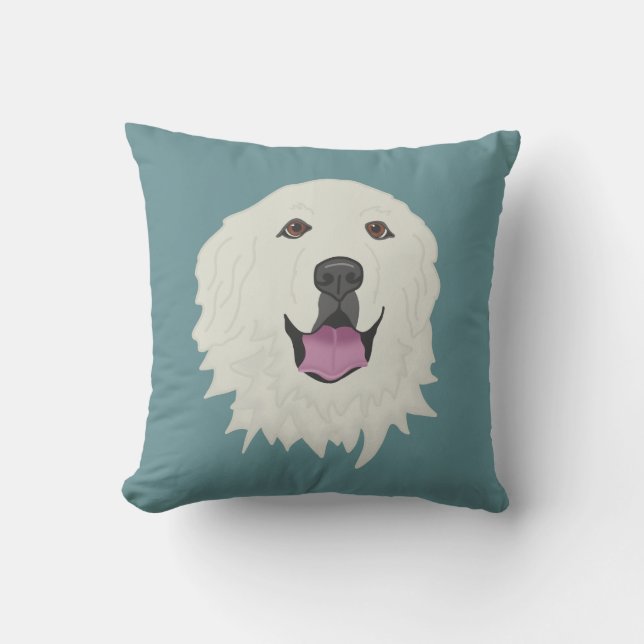 Great Pyrenees  Cushion (Front)