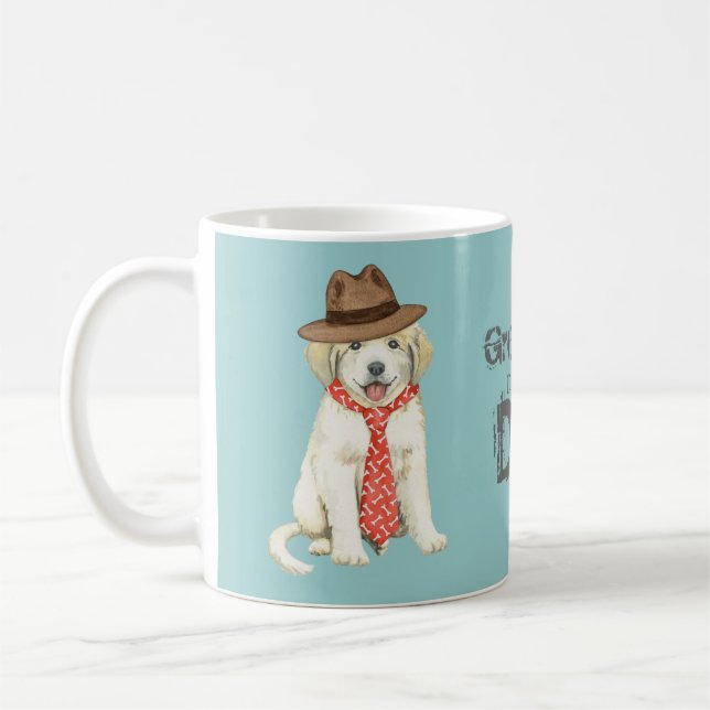 Great Pyrenees Dad Coffee Mug (Left)