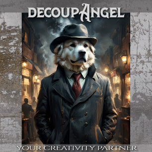 Great Pyrenees - Decoupage - Tissue Paper