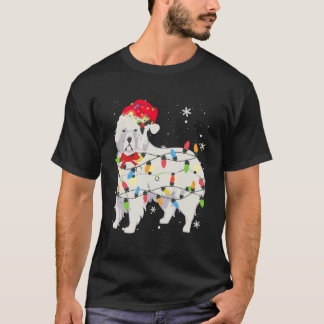 Great Pyrenees Dog Christmas Light Xmas Mum Dad Gi T-Shirt