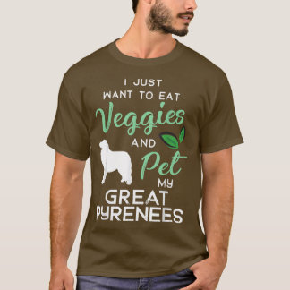 Great Pyrenees Dog Cigar lover owner Xmas Birthday T-Shirt