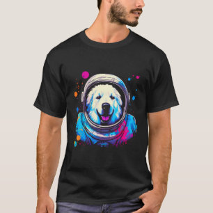 Great Pyrenees Dog Funny Astronaut T-Shirt