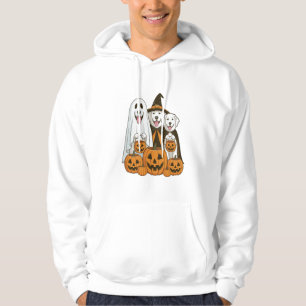 Great Pyrenees Dog Ghost Witch Halloween Matching Hoodie