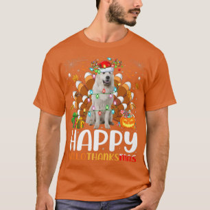 Great Pyrenees Dog Halloween Christmas Happy Hallo T-Shirt