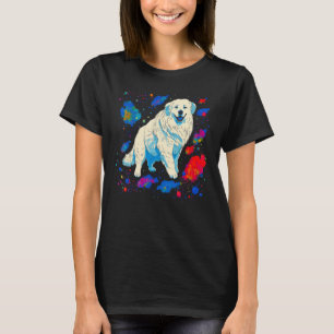 Great Pyrenees  Dog in Space T-Shirt