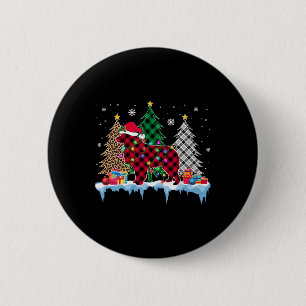 Great Pyrenees Dog Tree Christmas Lights Fun Xmas 6 Cm Round Badge