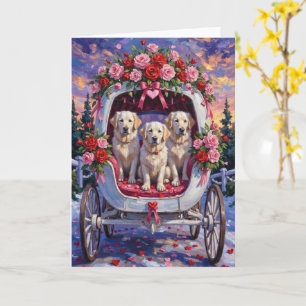Great Pyrenees Dog Valentine's Day  Card