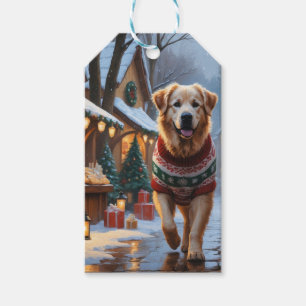 Great Pyrenees Dogs Christmas Snow Holiday Gift Tags