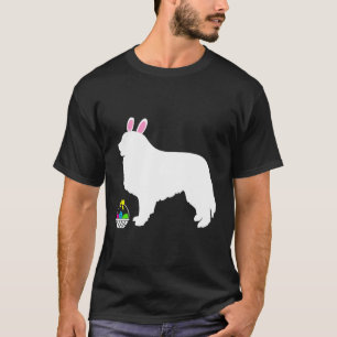 Great Pyrenees Easter Bunny Dog Silhouette  T-Shirt